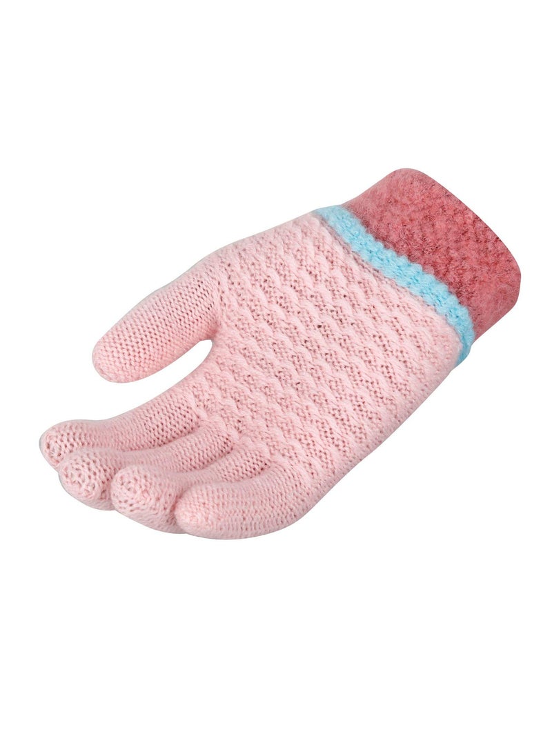 FabSeasons Acrylic Woolen Winter Gloves for Girls & Boys, fits for 3-6 years - Image 3