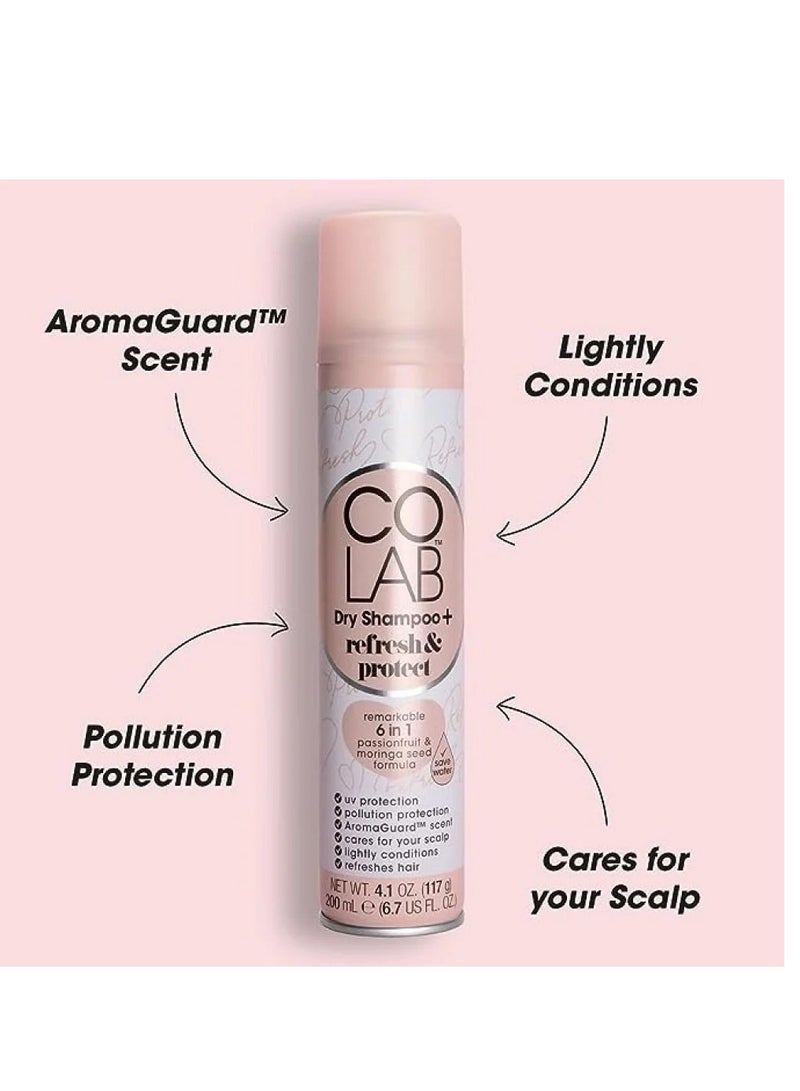 COLAB Dry Shampoo Refresh & Protect 200ml 6 In 1 - Image 2