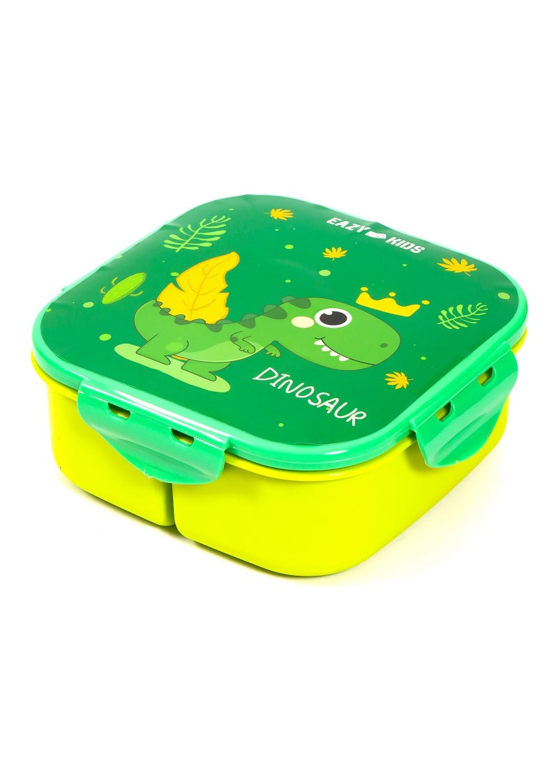 Eazy Kids - Eazy Kids Lunch Box and Water Bottle With Bag-Dino Green - Image 1