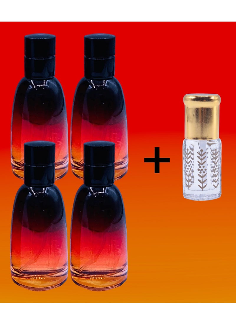 Classic - 4 Pieces Fahrenight Classic  Perfume Number 1092 25 Ml EDP And 1 Piece Musk 3 Ml - Image 1