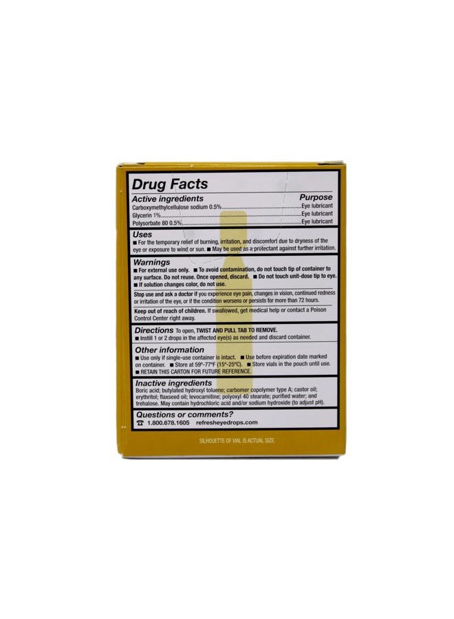REFRESH Optive Mega-3 Lubricant Eye Drops, 30 Single-Use (Pack of 2) - Image 3