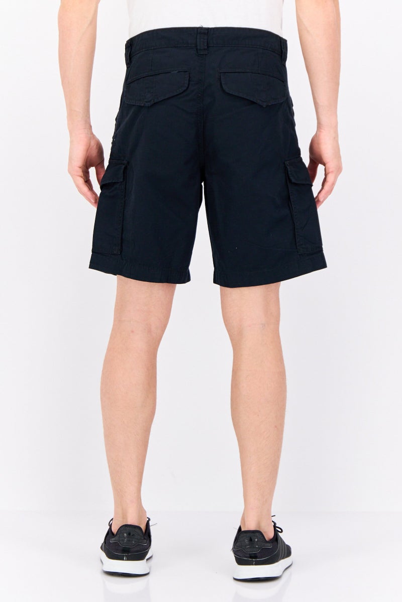 Penfield شورتات كارجو للرجال بشعار العلامة التجارية، أسود - Image 2