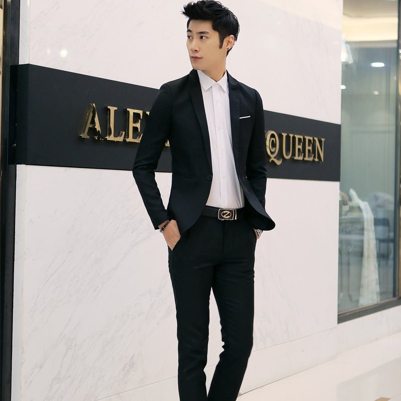 Mens Slim Fit Suit 2020 Fashion Casual Business White