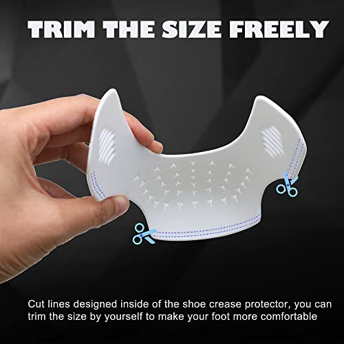TUPEED 4 Pairs Shoe Crease Preventers, Anti Crease Protectors Shoe Guards For Air Force Jordan Dunks and More, Shoe Creases Stoppers for Sneaker and Casual Shoes, for Women's US Size 5-9 - Image 5