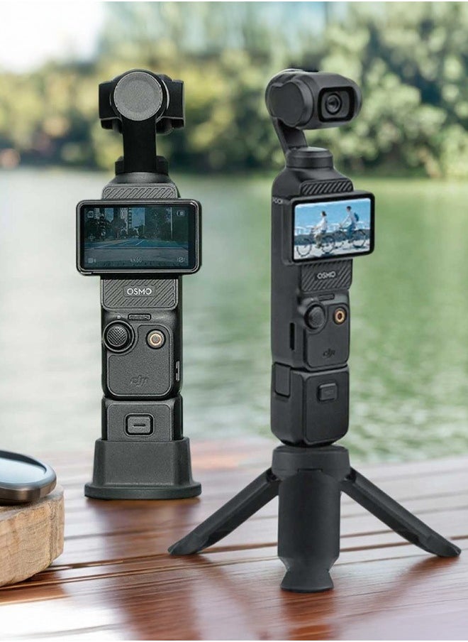 Tersely - Support System for DJI Osmo Pocket 3 - Silicone Non-Slip Desktop Mount & Convertible Mini Tripod, Lightweight and Universal Accessory - Image 1