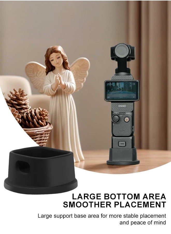Tersely - Support System for DJI Osmo Pocket 3 - Silicone Non-Slip Desktop Mount & Convertible Mini Tripod, Lightweight and Universal Accessory - Image 1