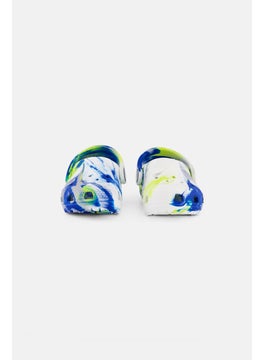 crocs Toddlers Boy Tie-Dye Sling Back Clogs, White  - Image 2