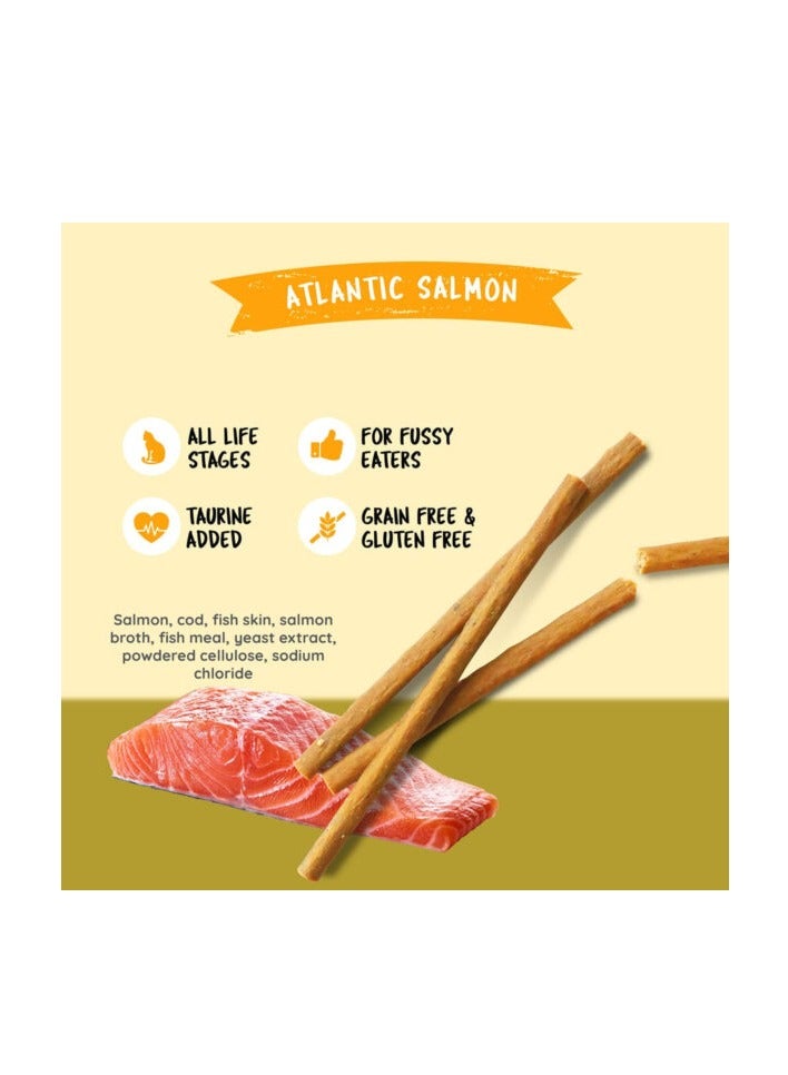 Kit Cat Grain Free Cat Stick Atlantic Salmon 15g - 4 Piece - Image 3