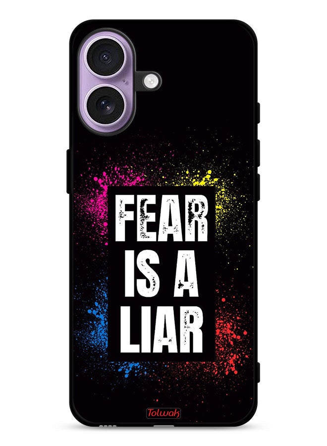 Tolwak Apple iPhone 17 Protective Case Cover Fear Is A Liar - Image 1