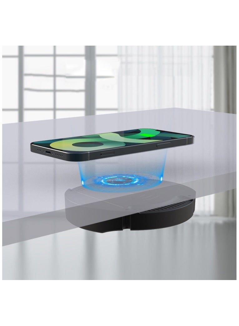 T16 10W Long-distance Air-tight Magnetic Wireless Charger for Desktops Within 30mm Thickness  - Image 1