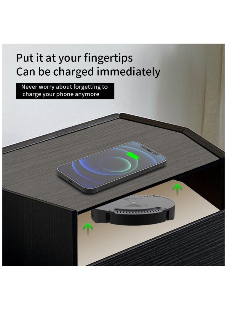 T16 10W Long-distance Air-tight Magnetic Wireless Charger for Desktops Within 30mm Thickness  - Image 4