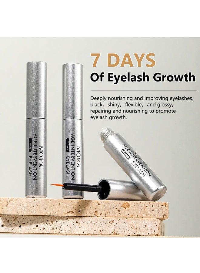 مويكا سيروم متقدم لنمو الرموش للحواجب والرموش: معزز رموش فاخر لرموش أكثر كثافة وطولاً بشكل طبيعي - معزز لزيادة كثافة الرموش 3 مل - Image 2
