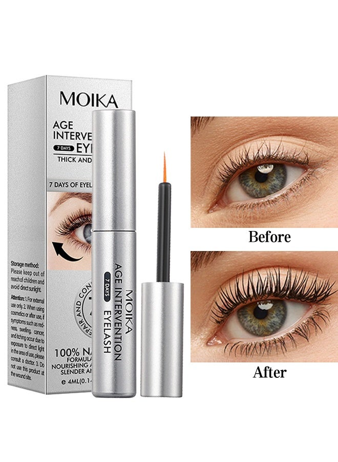 مويكا سيروم متقدم لنمو الرموش للحواجب والرموش: معزز رموش فاخر لرموش أكثر كثافة وطولاً بشكل طبيعي - معزز لزيادة كثافة الرموش 3 مل - Image 1