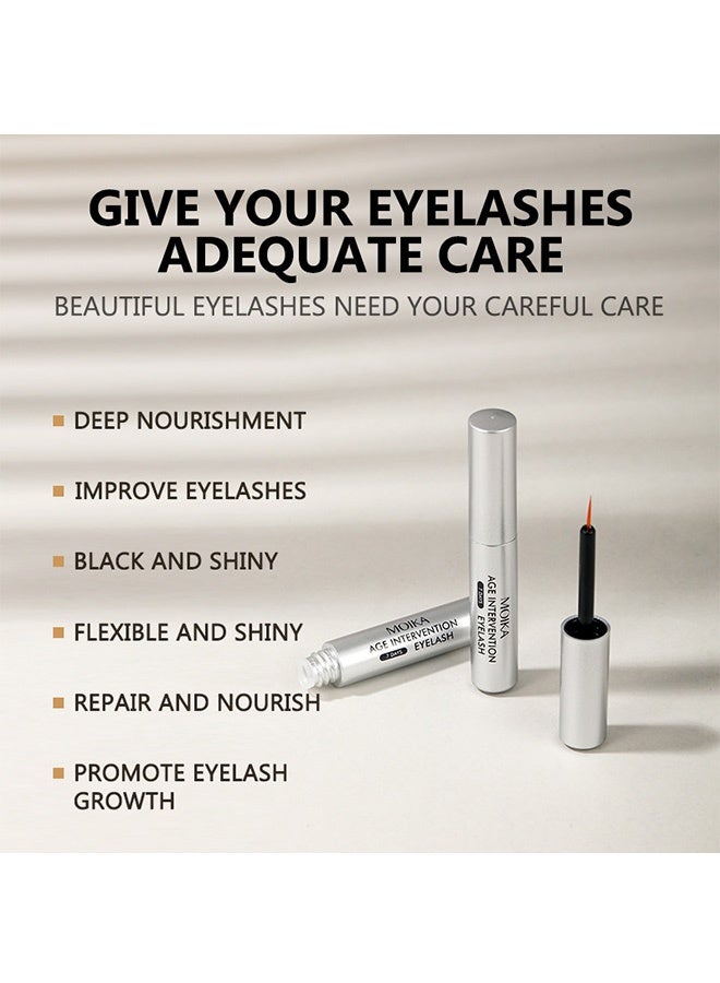 مويكا سيروم متقدم لنمو الرموش للحواجب والرموش: معزز رموش فاخر لرموش أكثر كثافة وطولاً بشكل طبيعي - معزز لزيادة كثافة الرموش 3 مل - Image 5