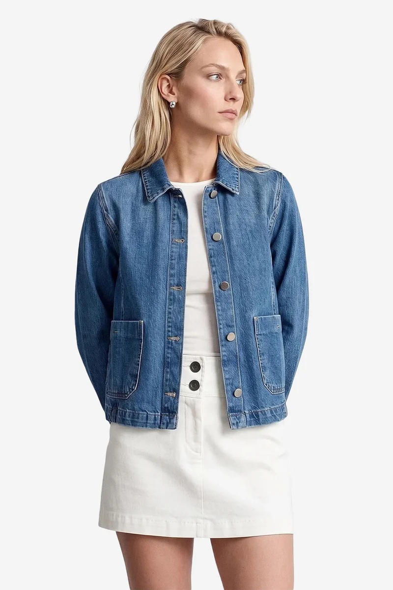 DILVIN Women's Cotton Tencel Jacket