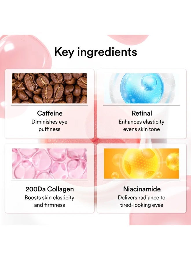 Abib PDRN Retinal Eye Patch, Hydrogel Masks for Dark Circles, Puffiness, Fine Lines, 60 Patches, 84g, with Niacinamide, K-Beauty Skincare - Image 5