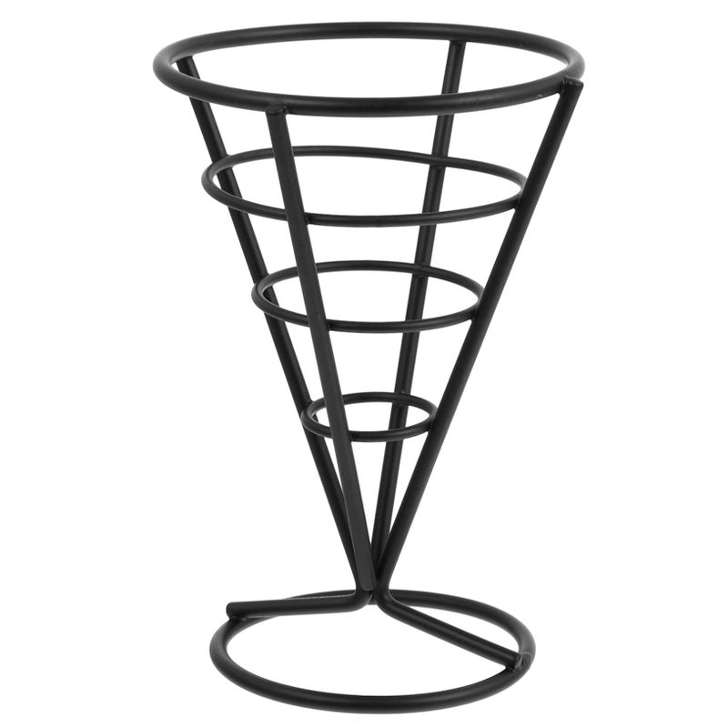 Sturdy Metal French Fries Basket With Sauce Dippers For Home Parties Outdoor Events And Restaurants - Image 2