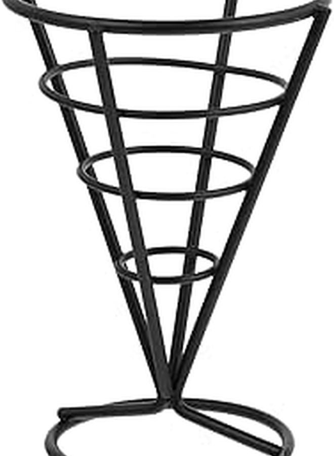 Sturdy Metal French Fries Basket With Sauce Dippers For Home Parties Outdoor Events And Restaurants - Image 1