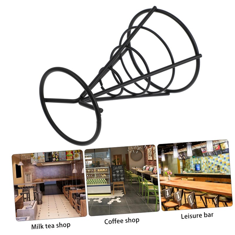 Sturdy Metal French Fries Basket With Sauce Dippers For Home Parties Outdoor Events And Restaurants - Image 4