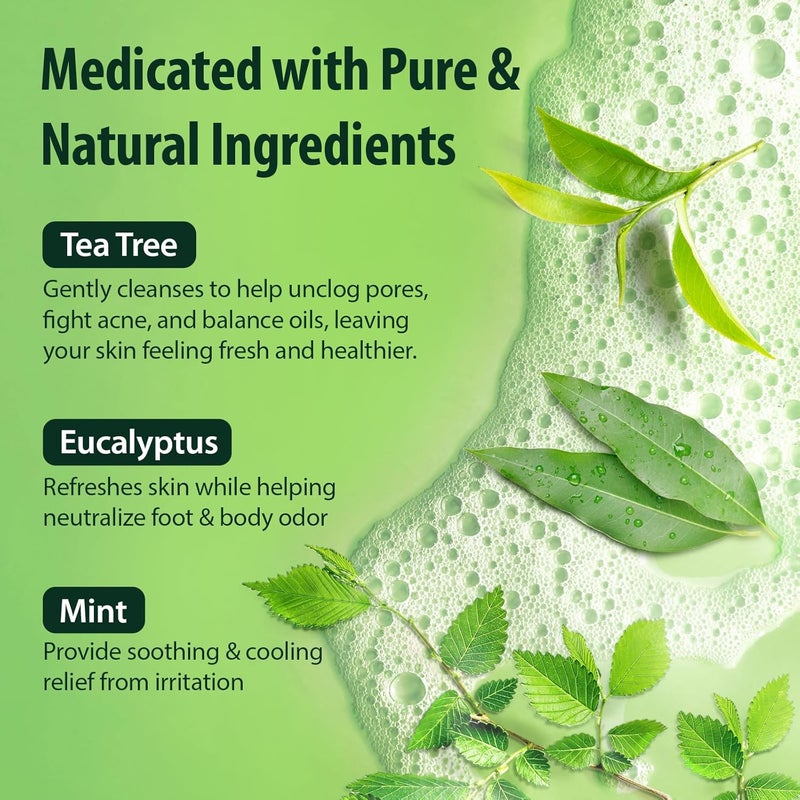 Derma-nu Antifungal Antibacterial Soap & Body Wash - Natural Fungal Treatment with Tea Tree Oil - Image 4