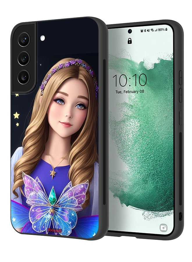 Tolwak Samsung Galaxy S21 FE 5G Protective Case Cover Cute Butterfly Girl - Image 1