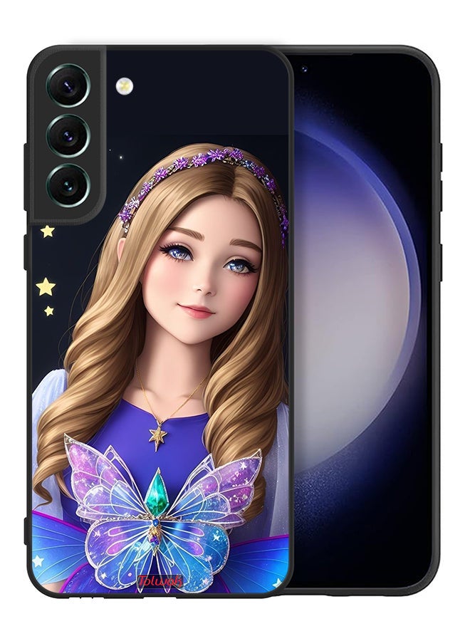 Tolwak Samsung Galaxy S21 FE 5G Protective Case Cover Cute Butterfly Girl - Image 2