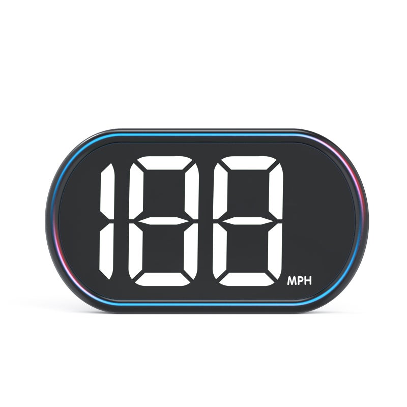 شاشة عرض رقمية للسرعة عبر GPS (Heads-Up Display) لسيارات وشاحنات، قابل للربط والاستخدام فورًا، شاشة كبيرة وعرض عالي الوضوح - Image 1