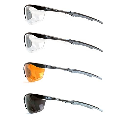 ARMITAGE 4 Pairs Safety Bifocal Glasses AMB-610777 Assorted Colors (+1.50) - Image 2