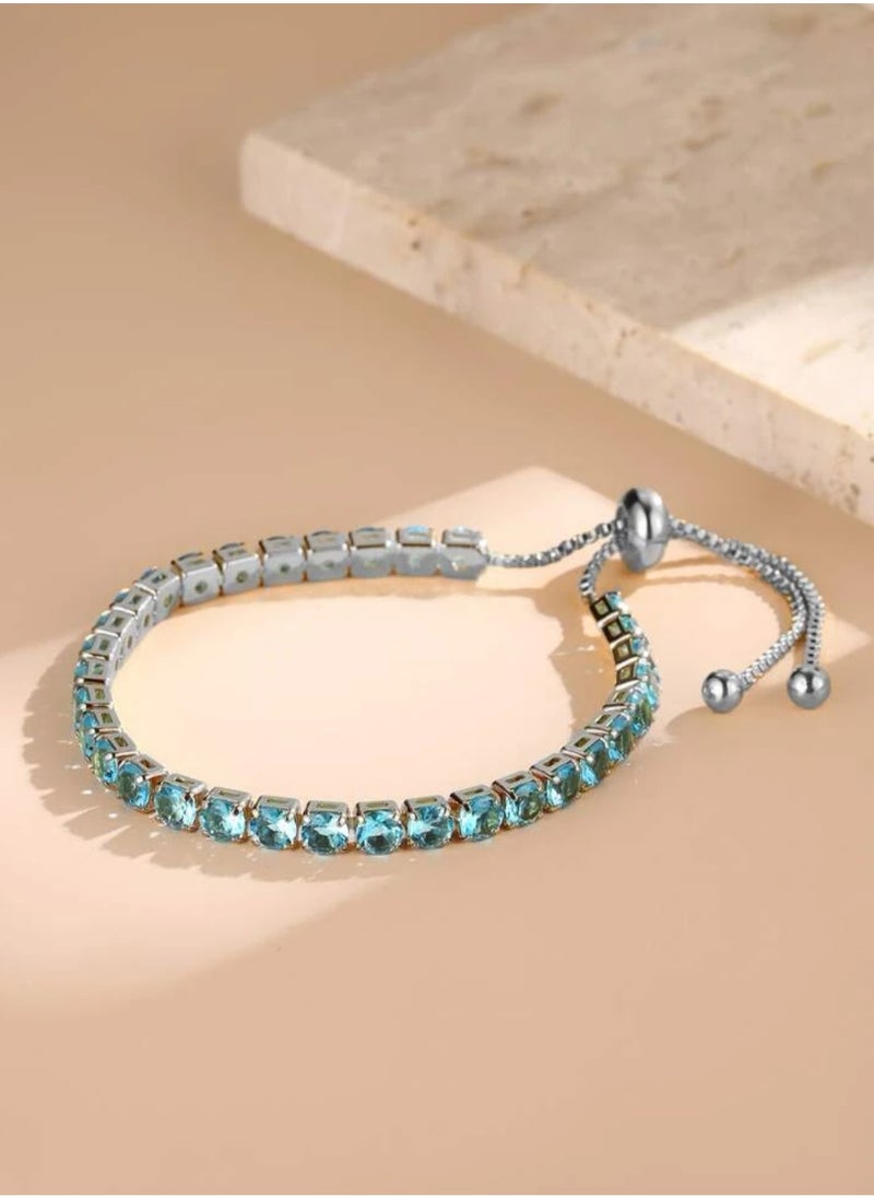 NEW STYLE - Stylish Zirconia Bracelet With Trendy Color For Women - Image 1