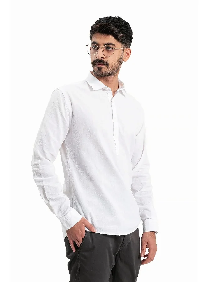 Wecre8 Men White Shirt