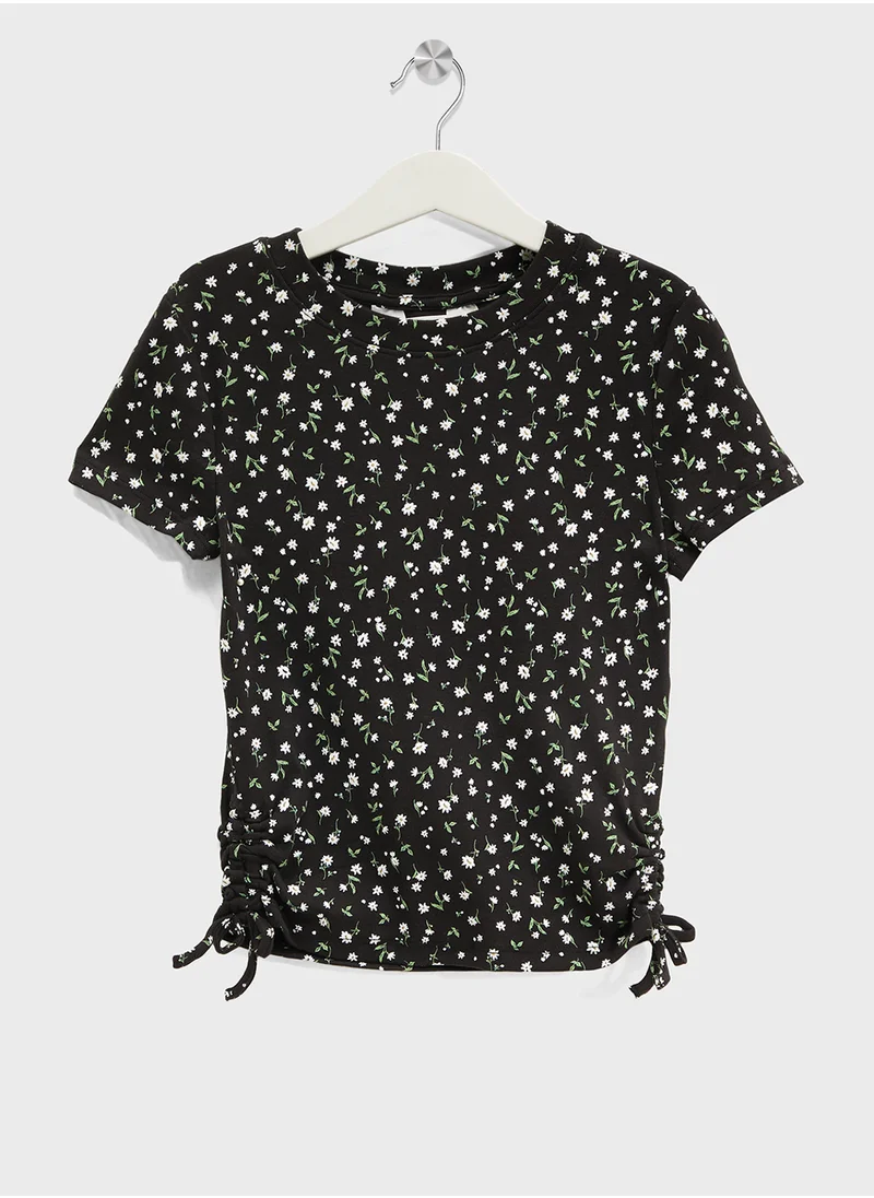 H&M Drawstring-Detail Jersey Top