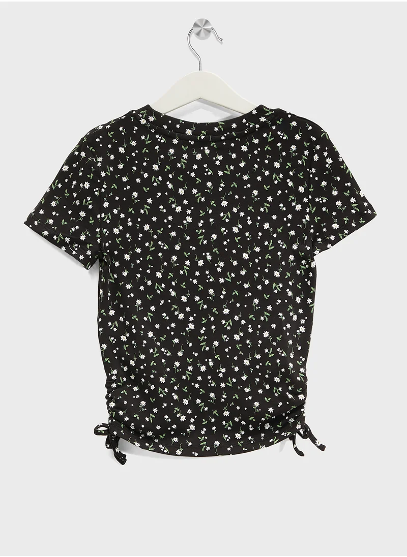 H&M Drawstring-Detail Jersey Top
