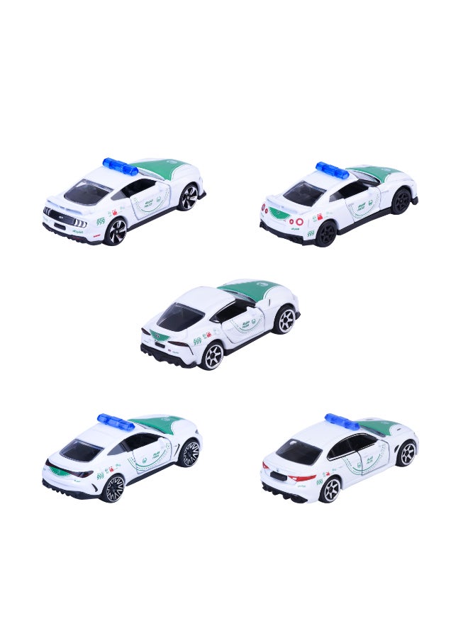 Majorette Dubai Police 5 Pack Die Cast – Gift Set - Super Car's (1:64 Scale) – Die-Cast Toy Car for Kids & Collectors - Image 4