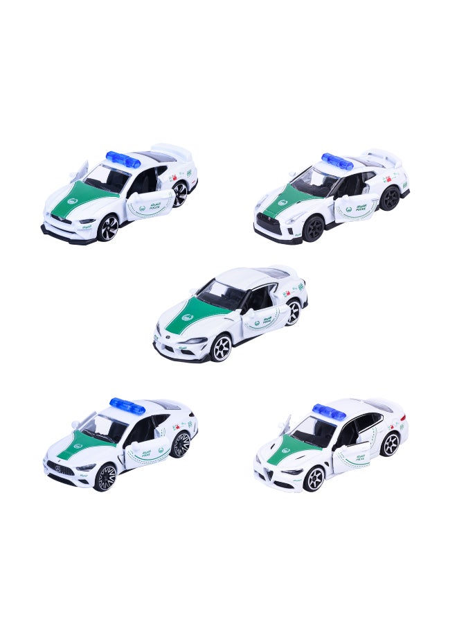 Majorette Dubai Police 5 Pack Die Cast – Gift Set - Super Car's (1:64 Scale) – Die-Cast Toy Car for Kids & Collectors - Image 3