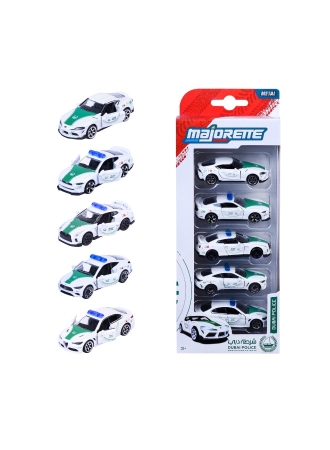Majorette Dubai Police 5 Pack Die Cast – Gift Set - Super Car's (1:64 Scale) – Die-Cast Toy Car for Kids & Collectors - Image 1