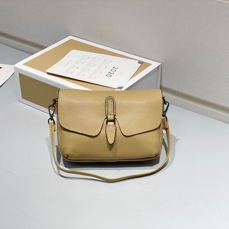 Pure Leather Women'S Bag New Style Genuine Leather Versatile Texture First Layer Cowhide Shoulder Crossbody Bag Exquisite Handbag - Image 4