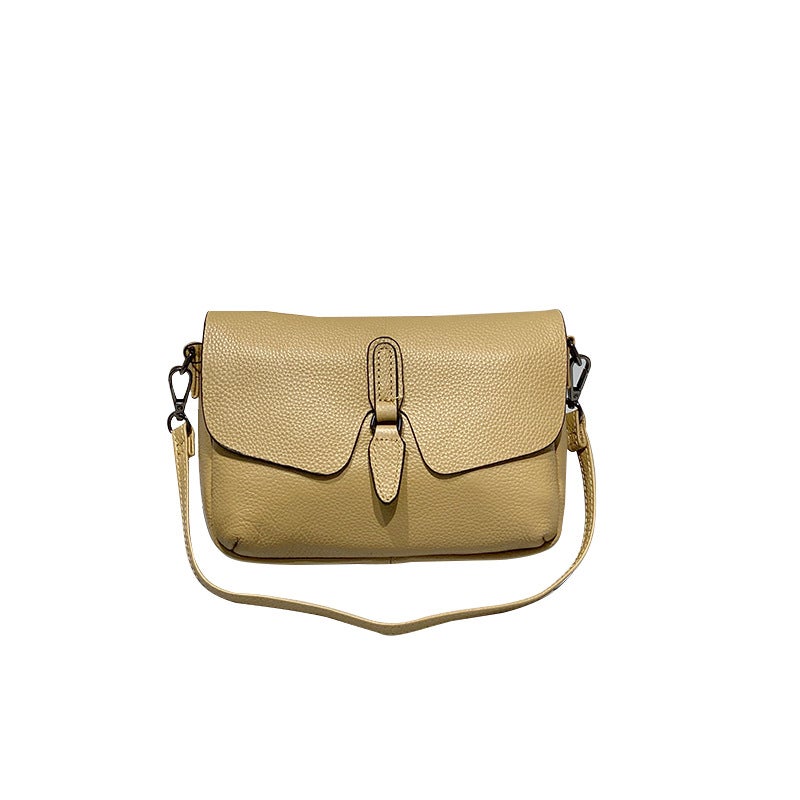 Pure Leather Women'S Bag New Style Genuine Leather Versatile Texture First Layer Cowhide Shoulder Crossbody Bag Exquisite Handbag - Image 5