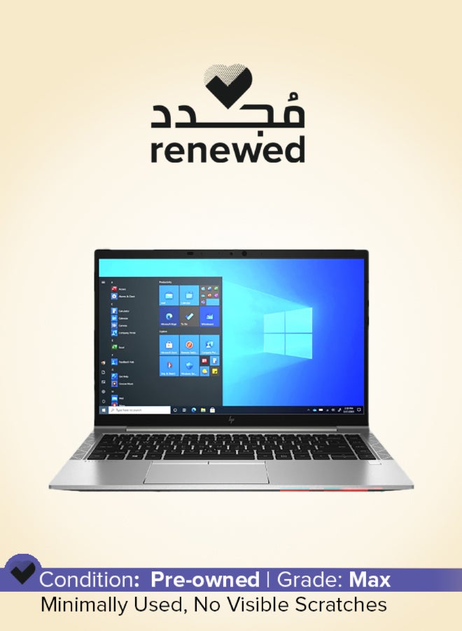 HP Renewed -Elitebook 840 G8 Laptop With Bag & Flash Drive, Antivirus/Full HD 14-Inch Display/Core i5-1145G7/16GbRAM/256Gb SSD/Intel Iris graphics/Windows 10/ English-Arabic Silver English/Arabic silver - Image 1