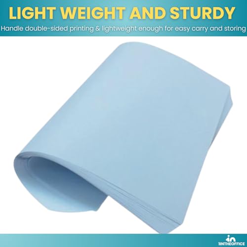1InTheOffice Blue Copy Paper 8.5 x 11, Colored Copy Paper, Letter Size, 20lb Density, (500 Sheets) - Image 4