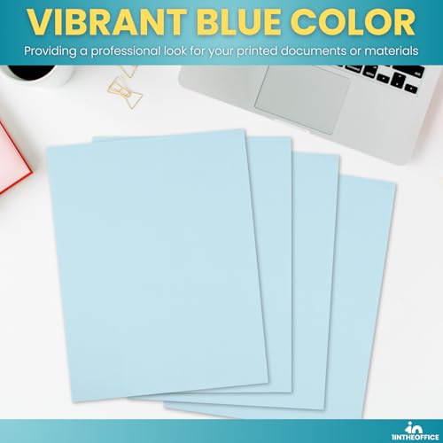 1InTheOffice Blue Copy Paper 8.5 x 11, Colored Copy Paper, Letter Size, 20lb Density, (500 Sheets) - Image 3