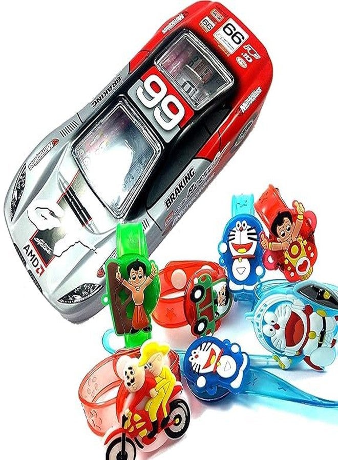 UJJAINWAL 1 Pcs Multicolor Anime LED Rakhi Wristband for Kids, Boys & Girls, Rakhi for Kids Brother & TILAK - Image 1