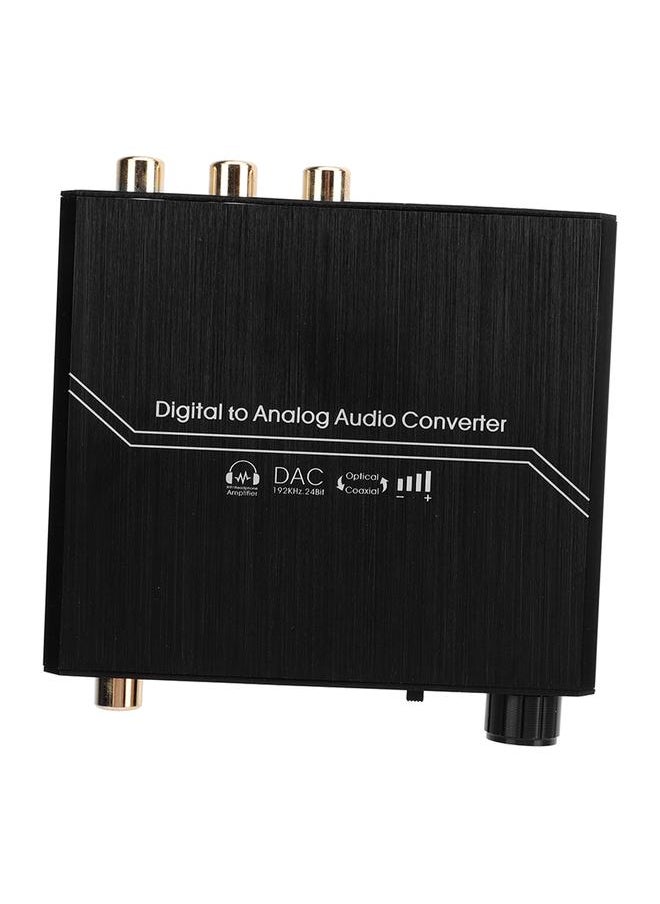 Thoraya 192KHz Digital to Analog Sound Converter with Volume Adjustment Digital Optical Coaxial to Analog Stereo RCA 3.5mm Jack Converter  - Image 4