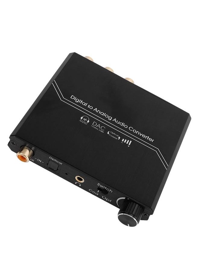 Thoraya 192KHz Digital to Analog Sound Converter with Volume Adjustment Digital Optical Coaxial to Analog Stereo RCA 3.5mm Jack Converter  - Image 3
