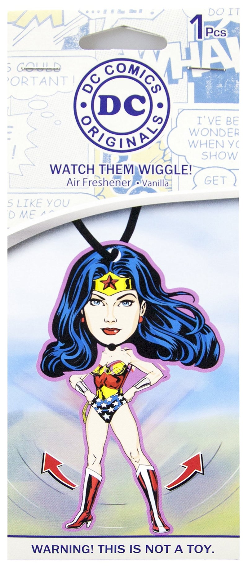 Plasticolor معطر هواء بلاستيكلور 005415R01 ويغلي DC كوميكس ووندر وومان - Image 2