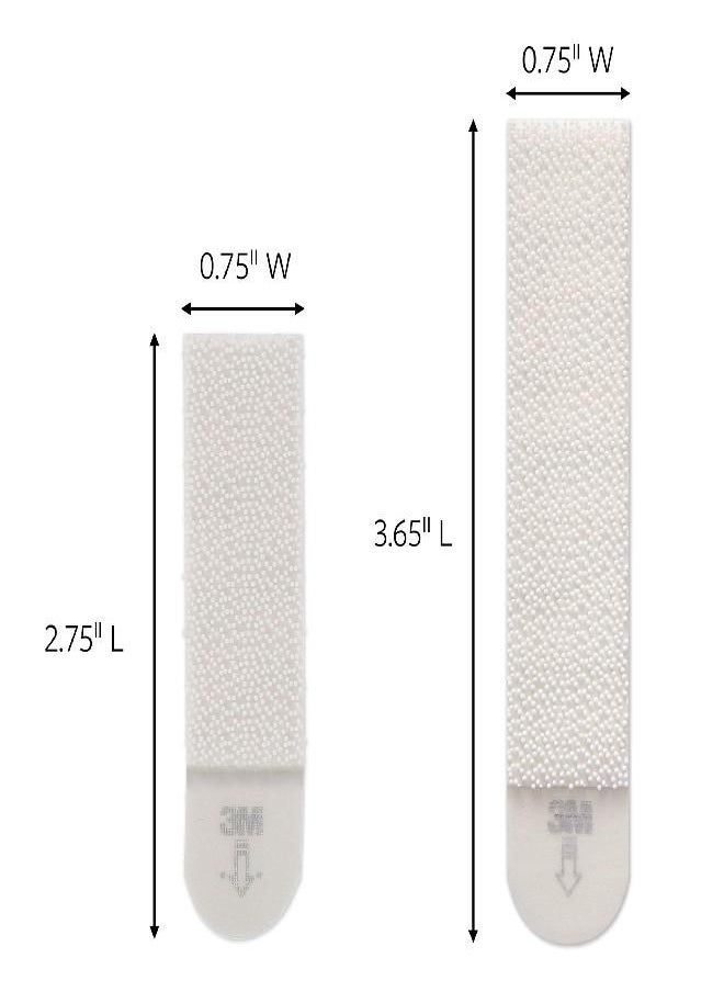 Command Command Medium and Large Picture Hanging Strips, Damage Free Hanging Picture Hangers, No Tools Wall Hanging Strips for Living Spaces, 12 Medium Pairs and 16 Large Pairs (56 Strips)  - Image 2