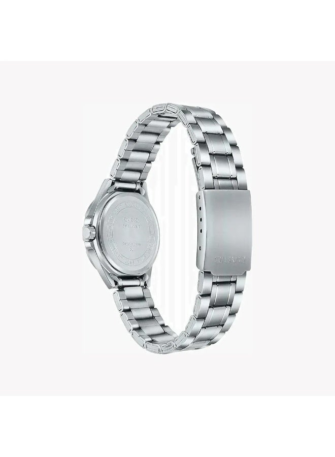 CASIO Analog Women’s Watch LTP‑1308D‑1A2VDF, 35.9 mm Black Dial, Ion‑Plated Stainless Steel Case & Silver Stainless Steel Bracelet, 50 m WR - Image 2