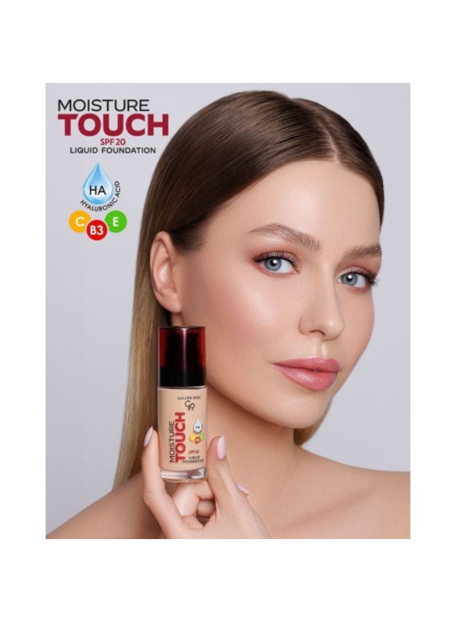 Golden Rose Moisture Touch Liquid Foundation Spf 20  101 Beige - Image 2