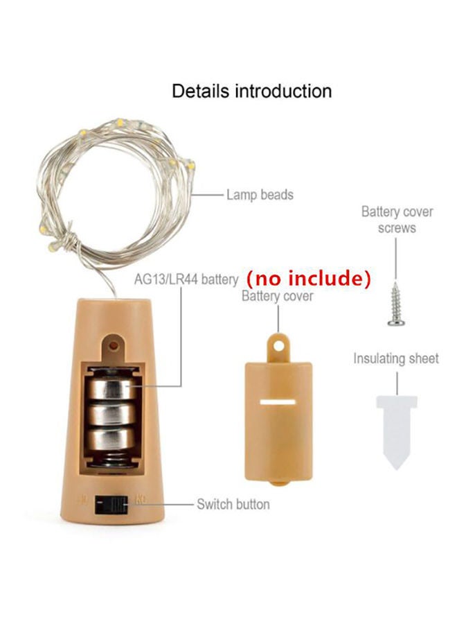 نيبمينينت طقم مصابيح للزجاجات مكون من 10 قطع متعدد الألوان - Image 2