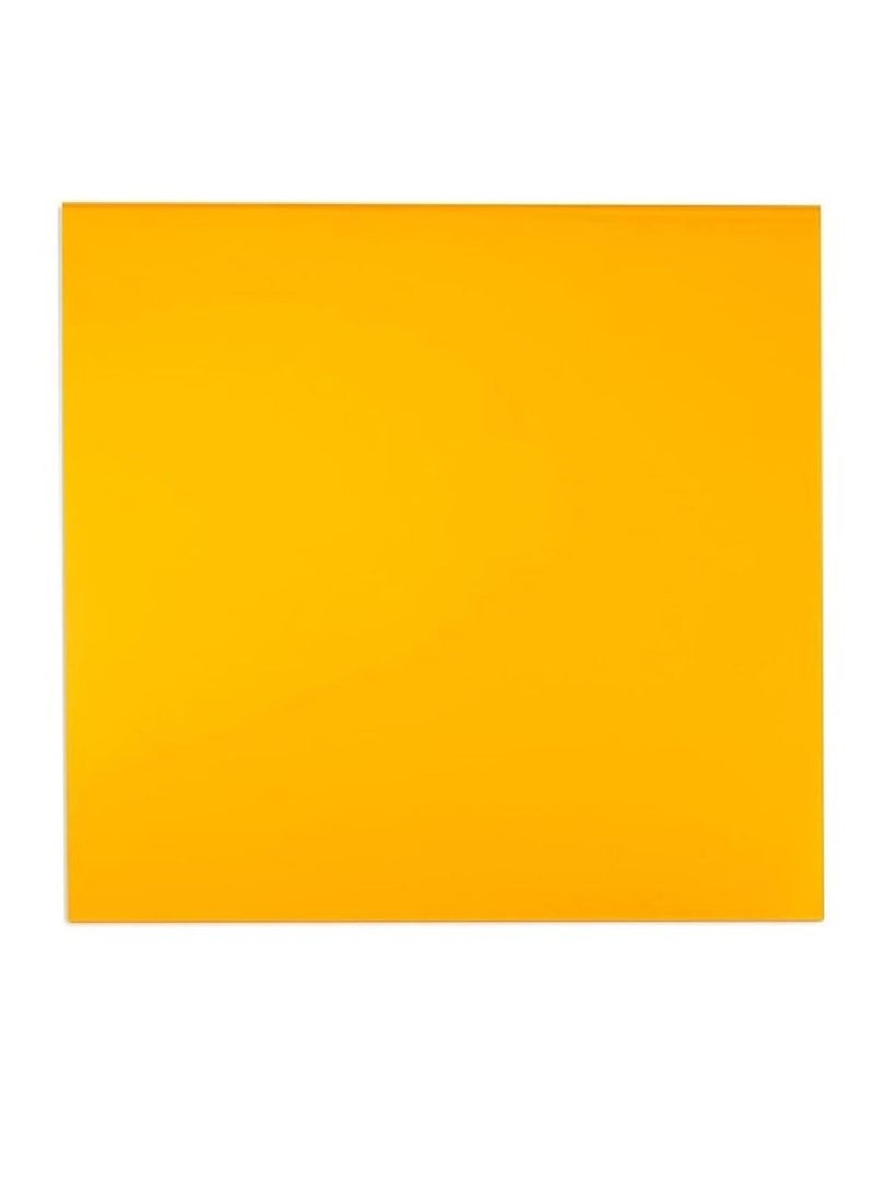 دلس DLS لوح أكريليك أصفر (عبوة من قطعتين) 3 مم 12 × 12 بوصة  - Image 1