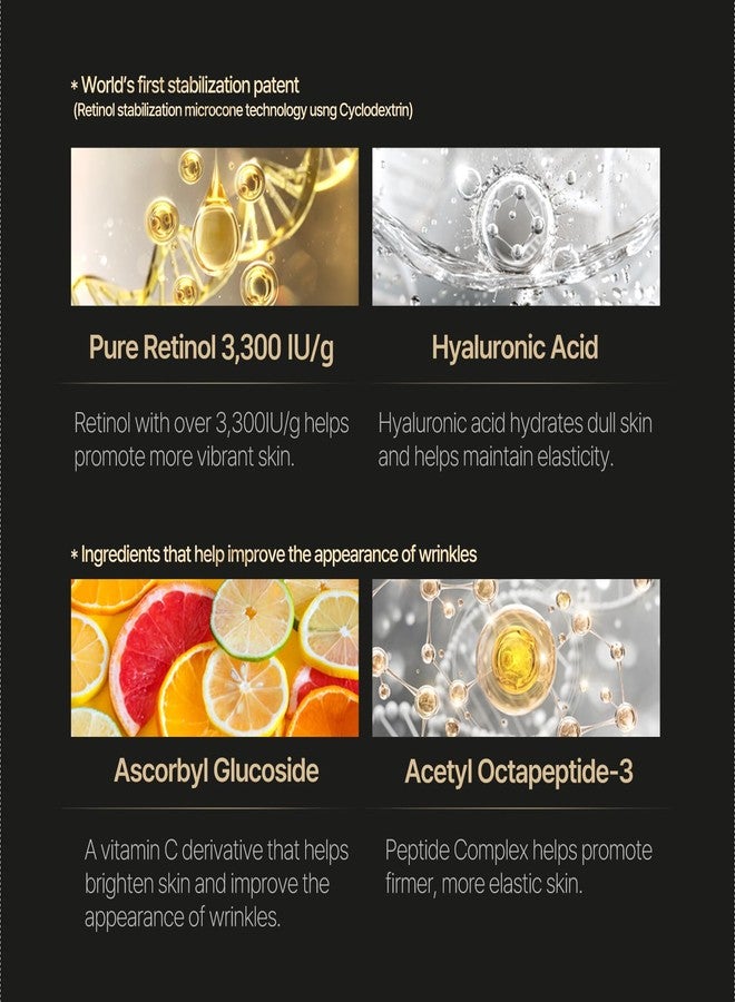 ACROPASS New Retinol Hyaluronic Microcone Patch for Full Face | Ultra 3,300 IU/g Retinol Anti-Aging Patch for Eye Area, Frown Line, Smile Line Wrinkles [4 pouches] - Image 4